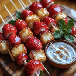 Erdbeer-Shortcake ist eine zeitlose Delikatesse, die in vielen Kulturen geschätzt wird. Ihre Wurzeln reichen bis ins 19. Jahrhundert zurück, als frische Erdbeeren in der Saison mit Sahne und Kuchen kombiniert wurden. Die Kombination aus süßen, saftigen Erdbeeren und dem fluffigen Kuchen hat sich seitdem zu einem Klassiker entwickelt, der oft bei festlichen Anlässen, Familienfeiern und Picknicks serviert wird. Die Idee, diese köstlichen Komponenten auf einen Spieß zu stecken, verleiht dem traditionellen Dessert einen modernen Twist und macht es noch ansprechender und handlicher.