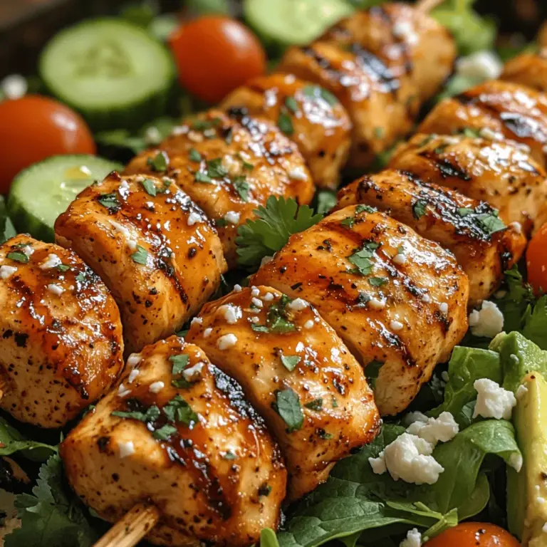 Um die köstlichen BBQ-Hähnchenspieße zuzubereiten, benötigen Sie folgende Zutaten: