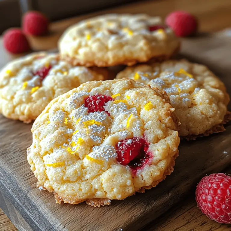 In der Welt der Backkunst gibt es kaum etwas Erfrischenderes als die Kombination von Zitrone und Himbeeren. Diese spritzigen Zitronen-Himbeer-Kekse sind nicht nur ein Genuss für den Gaumen, sondern auch ein visuelles Fest. Mit ihrer leichten, zarten Textur und dem fruchtigen Geschmack sind sie perfekt für jede Gelegenheit, sei es ein gemütlicher Nachmittagskaffee oder eine sommerliche Gartenparty. Die Kombination aus der Säure der Zitrone und der Süße der Himbeeren ergibt ein harmonisches Geschmackserlebnis, das jeden Keksfreund begeistern wird.