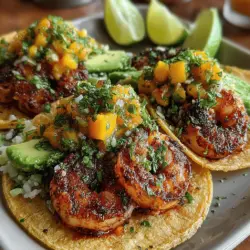 Wenn es um köstliche und einfache Gerichte geht, die den Sommer ins Haus bringen, stehen Tacos ganz oben auf der Liste. Besonders Verführerische Gegrillte Garnelen-Tacos sind nicht nur ein Fest für die Sinne, sondern auch eine wunderbare Möglichkeit, frische Zutaten und lebendige Aromen zu kombinieren. Die Kombination aus saftigen, gegrillten Garnelen, süßer Mangosalsa, frischen Avocados und einem Hauch von Limette macht diese Tacos zu einem unverzichtbaren Highlight jeder Grillparty oder eines entspannten Abendessens.