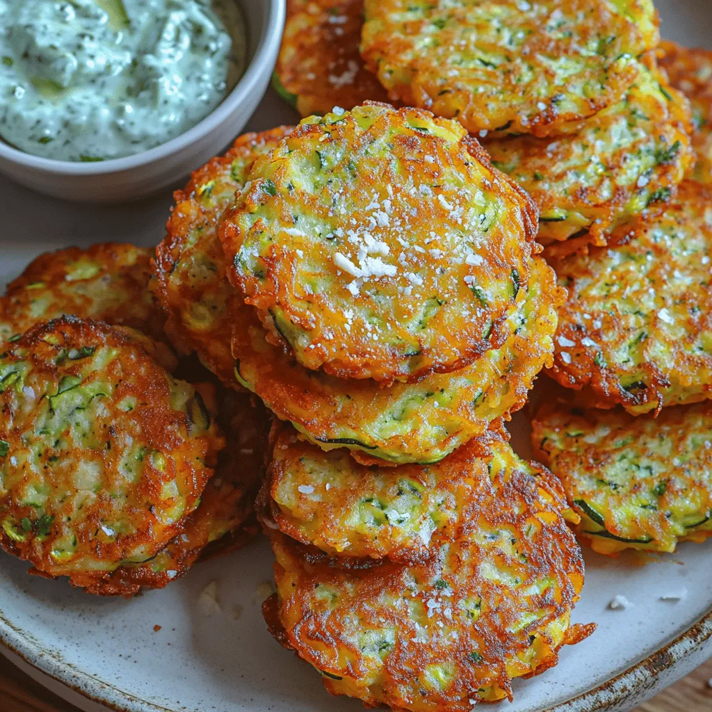 Wenn Sie auf der Suche nach einem schmackhaften und gleichzeitig gesunden Snack sind, dann sind die knusprigen käsegefüllten Zucchini-Puffer genau das Richtige für Sie! Dieses Rezept vereint die Frische von Zucchini mit dem herzhaften Geschmack von Käse und ist eine ideale Wahl für jede Gelegenheit – sei es als schneller Snack, als Beilage zu einem Hauptgericht oder sogar als Teil eines Buffets. Die Zucchini-Puffer sind nicht nur einfach zuzubereiten, sondern auch sehr vielseitig – sie können warm oder kalt serviert werden und passen hervorragend zu verschiedenen Dips.