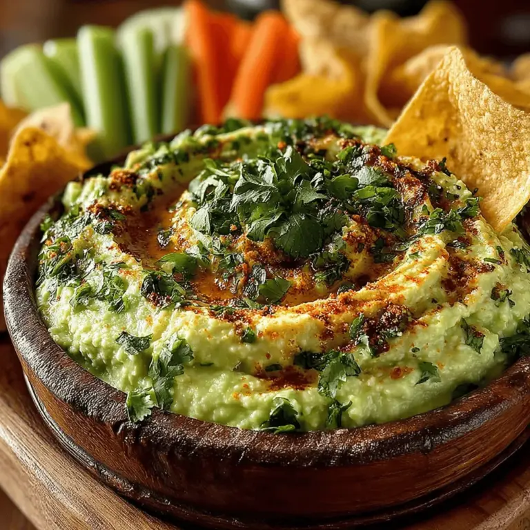 Der würzige Avocado-Limetten-Dip ist nicht nur ein Rezept, sondern ein Erlebnis, das die frischen, lebendigen Aromen der mexikanischen Küche in Ihr Zuhause bringt. Avocados sind nicht nur köstlich, sondern auch nährstoffreich, was diesen Dip zu einer gesunden Wahl für Feiern, Grillabende oder einfach als Snack für zwischendurch macht. Die Kombination aus cremiger Avocado, dem spritzigen Limettensaft und dem unverwechselbaren Aroma von Kreuzkümmel sorgt für ein Geschmackserlebnis, das sowohl auf Partys als auch als Beilage zu einem gesunden Mittagessen überzeugt.