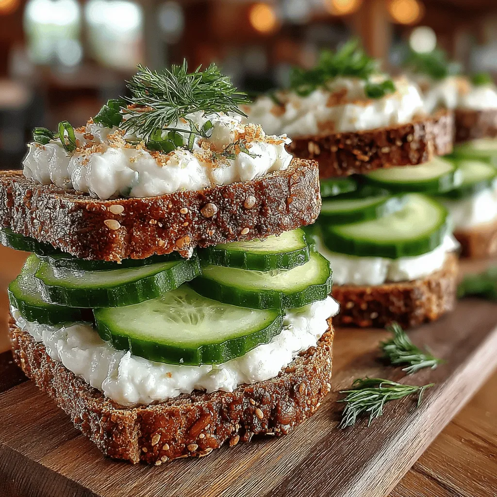 Wenn die Temperaturen steigen und die Sonne strahlt, gibt es nichts Erfrischenderes als ein leichtes, knackiges Sandwich. Die Erfrischenden Gurken- und Dill-Delikatsandwiches sind die perfekte Wahl für einen heißen Sommertag oder ein schickes Picknick im Freien. Dieses Rezept kombiniert die Frische von Gurken mit der Cremigkeit von Frischkäse und dem aromatischen Geschmack von frischem Dill, was zu einem köstlichen und befriedigenden Snack führt.