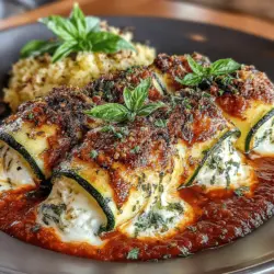 Die Qualität der Zutaten spielt eine entscheidende Rolle im Geschmack und der Nährstoffdichte eines Gerichts. Bei Zucchini-Lasagne-Rollen sind frische Zucchini, aromatische Kräuter und hochwertige Käsesorten unerlässlich, um das volle Geschmackserlebnis zu entfalten. Zucchini sind nicht nur kalorienarm, sondern auch reich an Vitaminen und Mineralstoffen, insbesondere Vitamin C und Kalium. Ricotta-Käse, der eine cremige Textur bietet, ist ebenfalls eine großartige Quelle für Protein und Calcium. Zusammen mit dem würzigen Mozzarella und dem aromatischen Parmesan entsteht eine harmonische Komposition, die sowohl Kinder als auch Erwachsene begeistert.