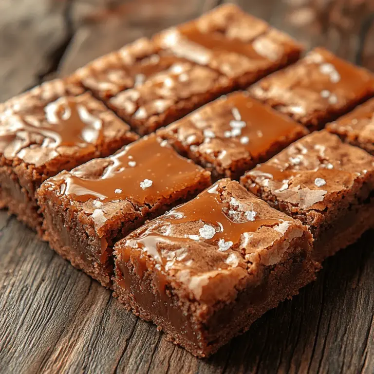 Willkommen zu einem Rezept, das die Herzen von Naschkatzen höher schlagen lässt: die dekadenten gesalzenen Karamell Blondies! Diese köstlichen Leckereien kombinieren die süße, buttrige Basis eines Blondies mit dem intensiven Geschmack von gesalzenem Karamell und Schokoladenstückchen. Ob für einen besonderen Anlass, als Dessert nach dem Abendessen oder einfach nur als süßer Snack – dieses Rezept ist ein Muss für jeden, der die süßen Seiten des Lebens liebt.