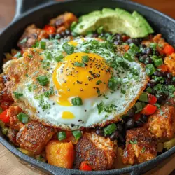 Wenn Sie auf der Suche nach einem herzhaften und nahrhaften Gericht sind, dann ist unser Southwest Hähnchen & Süßkartoffel-Hash genau das Richtige für Sie. Diese köstliche Kombination aus zarten Hähnchenstücken, süßen Kartoffeln und buntem Gemüse ist nicht nur ein Genuss für den Gaumen, sondern auch eine gesunde Option für jede Mahlzeit.