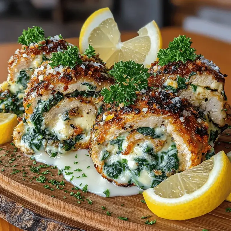 Cremige Zitronen-Butter-Hühnchenschwämme sind eine wahre Gaumenfreude, die nicht nur den Geschmack, sondern auch die Sinne verführt. Dieses Rezept kombiniert zarte Hähnchenbrustfilets mit einer reichhaltigen und aromatischen Füllung aus Frischkäse, Parmesan und frischer Zitrone. Die Kombination aus cremigem Käse und der spritzigen Frische der Zitrone macht dieses Gericht zu einem perfekten Highlight für jedes Abendessen, egal ob für die Familie oder ein besonderes Festessen mit Freunden.