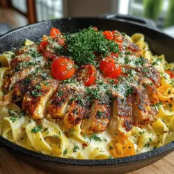 Das “Spicy One-Pot Cajun Chicken Alfredo” ist mehr als nur ein einfaches Gericht – es ist ein Fest der Aromen und ein wahrer Genuss für die Sinne. Dieses köstliche Rezept vereint saftiges Hähnchen mit einer würzigen Cajun-Gewürzmischung, cremiger Alfredo-Sauce und perfekt al dente Nudeln in einem einzigen Topf. Es ist die ideale Lösung für alle, die nach einem schnellen, aber dennoch herzhaften Abendessen suchen, das in nur 30 Minuten zubereitet werden kann.