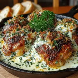 Die italienische Küche ist bekannt für ihre herzhaften, aromatischen Gerichte, die oft mit frischen Zutaten zubereitet werden. Ein herausragendes Beispiel dafür sind die cremigen Knoblauch-Kräuter-Hühnchenkeulen. Dieses Rezept kombiniert zartes Hühnchen mit einer reichhaltigen, cremigen Sauce, die mit Knoblauch und frischen Kräutern verfeinert wird. Es ist nicht nur ein Fest für die Sinne, sondern auch eine einfache und köstliche Möglichkeit, ein Familienessen oder ein gemütliches Abendessen mit Freunden zuzubereiten.