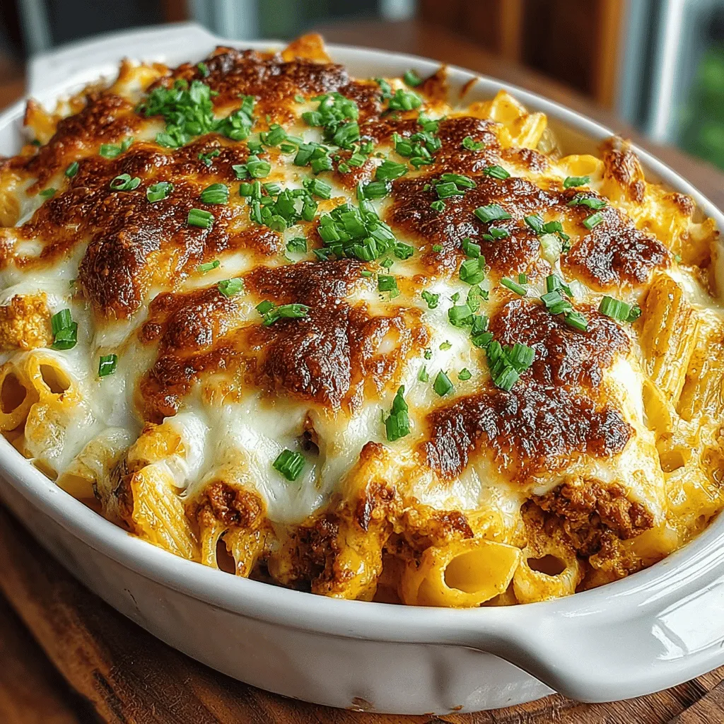 Wenn Sie auf der Suche nach einem herzhaften und cremigen Gericht sind, das sowohl einfach zuzubereiten als auch extrem lecker ist, dann ist dieser cremige Buffalo-Hühnchen-Pasta-Auflauf genau das Richtige für Sie! Dieses Rezept kombiniert die würzige Schärfe von Buffalo-Sauce mit zartem Hühnchen und cremigem Käse, um ein unwiderstehliches Geschmackserlebnis zu schaffen, das jeder lieben wird. Ursprünglich aus der amerikanischen Küche, hat der Buffalo-Hühnchen-Stil in den letzten Jahren auch in vielen Haushalten Einzug gehalten und erfreut sich großer Beliebtheit.