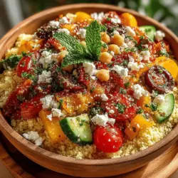 In der modernen Küche spielt die Zubereitung von Rezepten eine zentrale Rolle, da sie nicht nur die Grundlage für gesunde Ernährung bildet, sondern auch eine Möglichkeit darstellt, Kreativität und Kultur auszudrücken. Rezepte sind mehr als nur Anleitungen; sie sind eine Einladung, neue Geschmäcker zu entdecken und mit verschiedenen Zutaten zu experimentieren. Heute präsentieren wir Ihnen ein besonders erfrischendes Gericht: den Mediterranen Couscous-Salat. Dieser Salat ist nicht nur einfach zuzubereiten, sondern auch nährstoffreich und voller Geschmack – ideal für warme Sommertage oder als gesunde Beilage zu Grillgerichten.