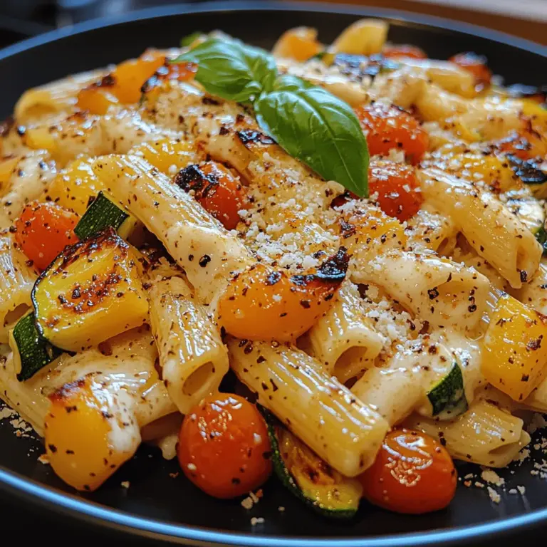 Willkommen in der Welt der köstlichen und gesunden Küche! Die cremige Pasta mit geröstetem Gemüse ist nicht nur ein wahrer Genuss für den Gaumen, sondern auch ein hervorragendes Beispiel für ein ausgewogenes und nahrhaftes Gericht. Dieses Rezept vereint die Aromen von frischem Gemüse mit der Cremigkeit einer hausgemachten Sauce, die jeden Pasta-Liebhaber begeistern wird. Egal, ob Sie ein erfahrener Koch oder ein Anfänger in der Küche sind, dieses Gericht lässt sich schnell und einfach zubereiten und ist perfekt für jede Gelegenheit.