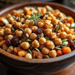 In der heutigen schnelllebigen Welt suchen viele von uns nach gesunden Snack-Optionen, die sowohl nahrhaft als auch einfach zuzubereiten sind. Der Kichererbsen-Crunch-Mix ist genau das richtige Rezept für alle, die einen energiereichen Snack für unterwegs benötigen. Dieses Rezept kombiniert die knusprige Textur von gerösteten Kichererbsen mit einer Vielzahl von Aromen und Nahrungsmitteln, die nicht nur satt machen, sondern auch köstlich sind. Es ist ideal für Wanderungen, Büro-Snacks oder als gesunde Knabberei für zwischendurch.