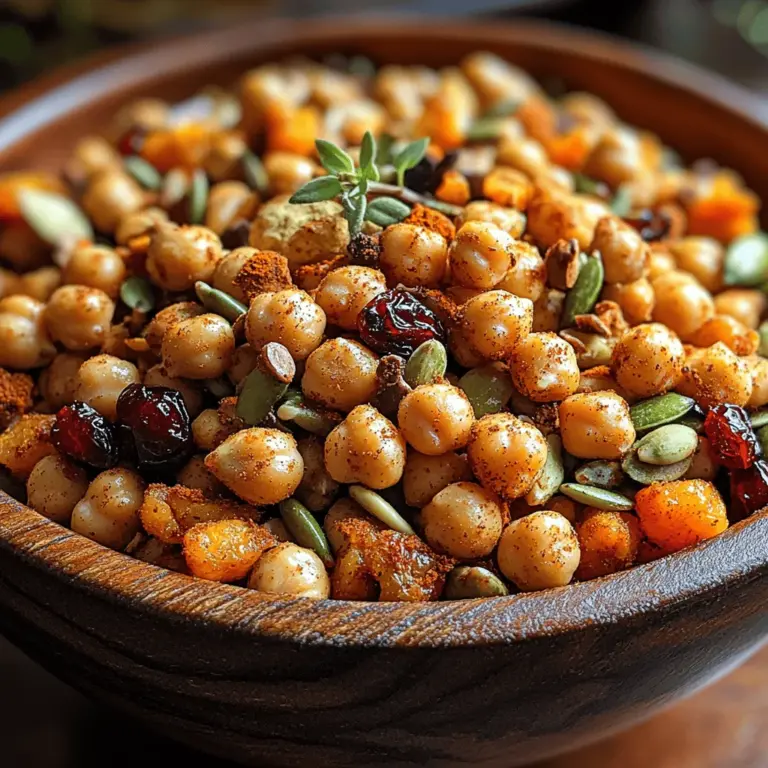 In der heutigen schnelllebigen Welt suchen viele von uns nach gesunden Snack-Optionen, die sowohl nahrhaft als auch einfach zuzubereiten sind. Der Kichererbsen-Crunch-Mix ist genau das richtige Rezept für alle, die einen energiereichen Snack für unterwegs benötigen. Dieses Rezept kombiniert die knusprige Textur von gerösteten Kichererbsen mit einer Vielzahl von Aromen und Nahrungsmitteln, die nicht nur satt machen, sondern auch köstlich sind. Es ist ideal für Wanderungen, Büro-Snacks oder als gesunde Knabberei für zwischendurch.