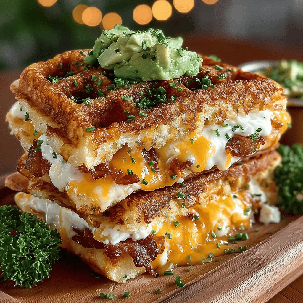 Herzhafte Cheddar-Schnittlauch-Waffel-Sandwiches sind nicht nur ein einfaches Gericht, sondern ein wahres Geschmackserlebnis! Diese köstlichen Sandwiches kombinieren die knusprige Textur von Waffeln mit dem reichen, herzhaften Aroma von scharfem Cheddar und frischem Schnittlauch. Perfekt als Frühstück, Mittagessen oder sogar als Snack für zwischendurch, bringen sie einen Hauch von Kreativität auf den Tisch. Sie sind leicht zuzubereiten und eignen sich sowohl für den Alltag als auch für besondere Anlässe, wenn Gäste erwartet werden.
