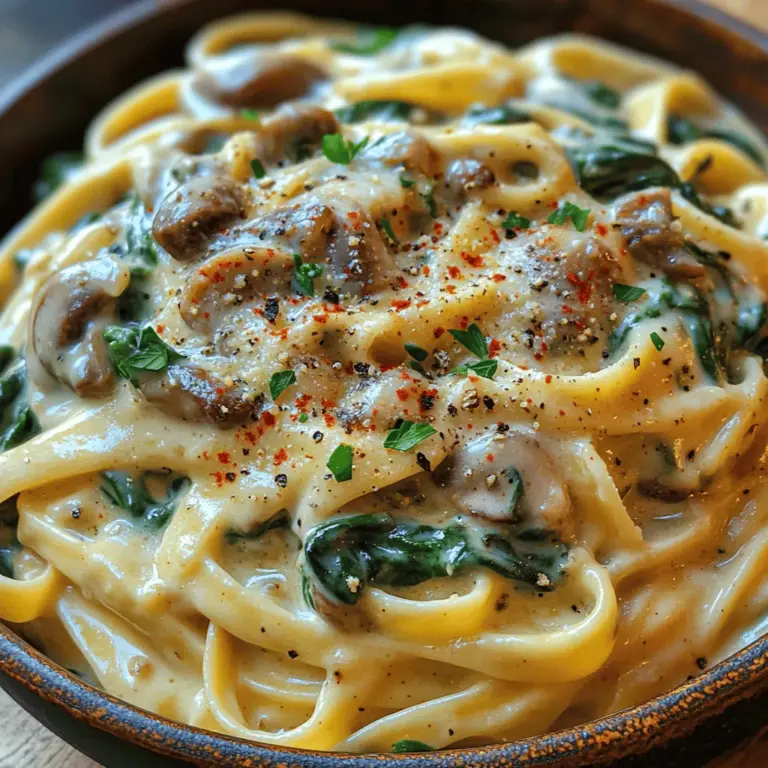 Die cremige Spinats-Mushroom-Pasta hat sich in den letzten Jahren zu einem wahren Klassiker in der modernen Küche entwickelt. Ihre Kombination aus zartem Spinat, aromatischen Pilzen und einer reichhaltigen, cremigen Sauce macht sie zu einem Lieblingsgericht für viele Pasta-Liebhaber. Ob als schnelles Abendessen unter der Woche oder als beeindruckendes Gericht für Gäste – diese Pasta ist vielseitig und einfach zuzubereiten.