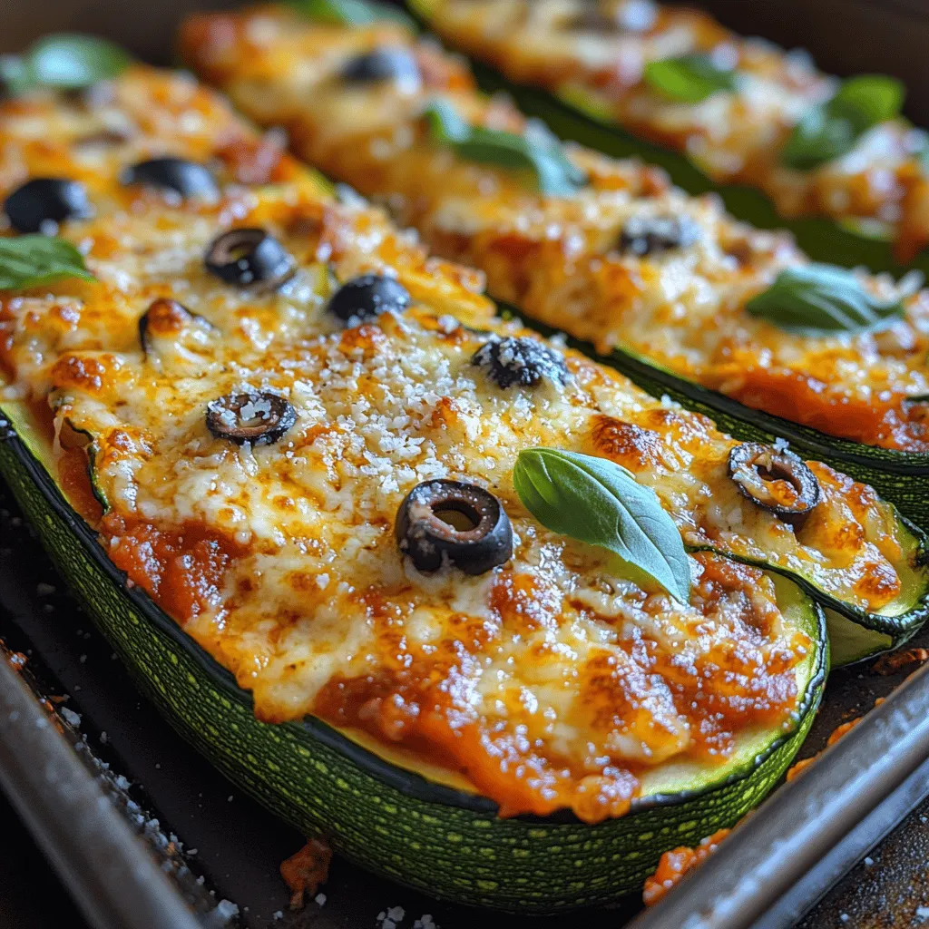Willkommen zu einem köstlichen und gesunden Rezept, das nicht nur Ihren Gaumen erfreuen, sondern auch Ihre kohlenhydratarmen Essgewohnheiten unterstützen wird. Die Zesty Low-Carb Zucchini Pizza Boats sind eine innovative und schmackhafte Art, Pizza zu genießen, ohne dabei die Kohlenhydrate zu überladen. Diese gefüllten Zucchini bieten nicht nur Geschmack, sondern auch eine Vielzahl von gesundheitlichen Vorteilen, die sie zu einer idealen Wahl für gesunde Mahlzeiten machen.