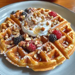 Wenn der Herbst naht und die Blätter sich golden färben, gibt es nichts Besseres, als sich mit einem köstlichen und wärmenden Frühstück zu verwöhnen. Die Kürbis-Gewürz-Himmel Waffeln sind nicht nur ein Fest für den Gaumen, sondern auch eine gesunde Wahl für den Start in den Tag. Dieses Rezept vereint die Aromen des Herbstes mit der Kraft von nahrhaften Zutaten und bringt die Gemütlichkeit der Saison direkt auf den Frühstückstisch.