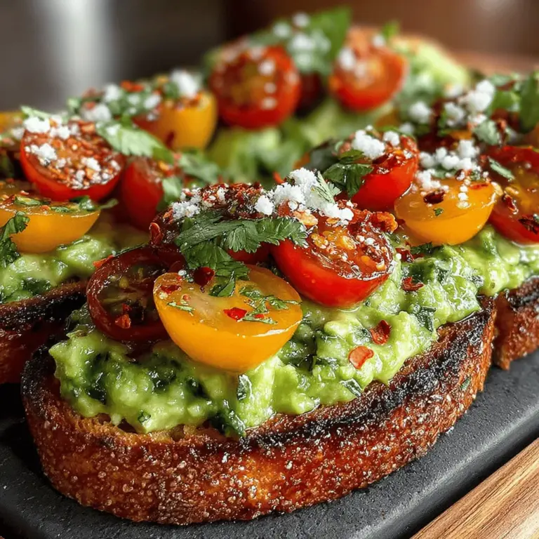 Avocado Toast hat sich zu einem der beliebtesten Frühstücks- und Snackgerichte entwickelt, insbesondere in der modernen Küche. Dieser Zesty Lime Avocado Toast bringt eine erfrischende Note in die klassische Variante und überzeugt mit einer harmonischen Kombination aus cremiger Avocado und spritziger Limette. Mit nur wenigen Zutaten lässt sich ein Gericht zaubern, das nicht nur köstlich schmeckt, sondern auch gesund ist. Ideal für Familienessen, Brunch mit Freunden oder auch als leichter Snack zwischendurch – diese Rezeptur ist vielseitig und lässt sich leicht an verschiedene Geschmäcker anpassen.