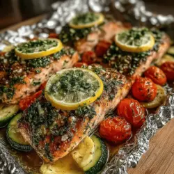 Die Entwicklung von Rezepten ist eine Kunst, die sowohl Kreativität als auch ein tiefes Verständnis für Aromen und Texturen erfordert. In der heutigen schnelllebigen Welt, in der gesunde Ernährung oft auf der Strecke bleibt, ist es wichtig, Rezepte zu kreieren, die nicht nur lecker sind, sondern auch einfach zuzubereiten. Eines dieser wunderbaren Rezepte sind die buttrigen Knoblauch-Kräuter-Lachs-Päckchen. Dieses Gericht vereint die Frische des Lachses mit aromatischen Kräutern und dem reichhaltigen Geschmack von Butter, was es zu einer perfekten Wahl für ein schnelles Abendessen oder ein festliches Menü macht.