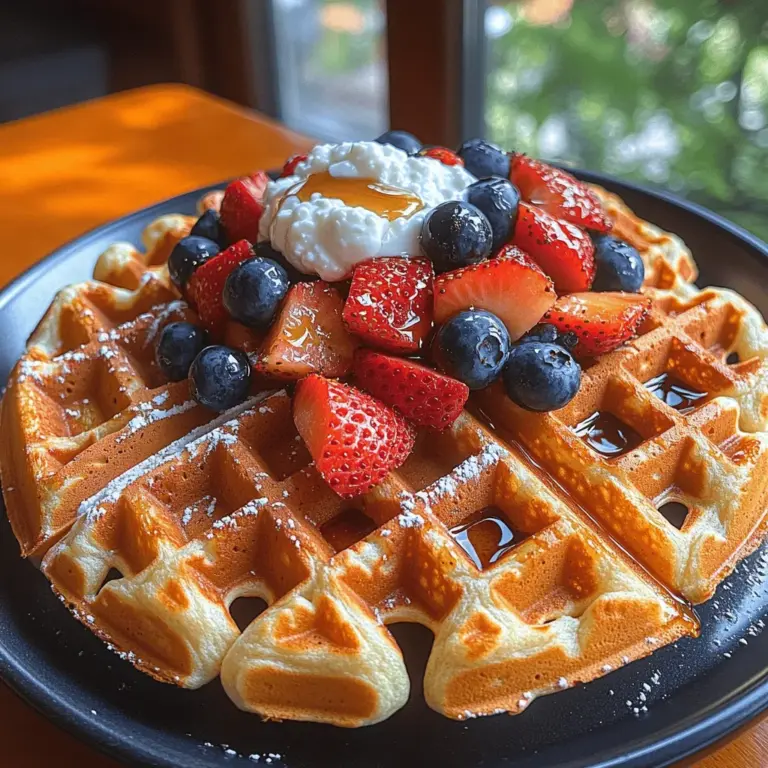 Wenn es um gesunde Frühstücksoptionen geht, sind Waffeln oft nicht die erste Wahl. Aber was wäre, wenn ich Ihnen sage, dass es eine Möglichkeit gibt, diese köstliche Delikatesse in eine nahrhafte und proteinreiche Mahlzeit zu verwandeln? Die Nahrhaften Proteinreichen Quarkwaffeln sind nicht nur lecker, sondern auch einfach zuzubereiten und perfekt für einen energiereichen Start in den Tag. Diese Waffeln sind eine fantastische Kombination aus Quark, Haferflocken und Ei, die zusammen eine Proteinbombe ergeben, die Sie lange satt hält.