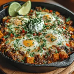 Die Süßkartoffel-Türkei-Enchilada-Pfanne ist ein köstliches und nahrhaftes Gericht, das sich perfekt für ein schnelles Abendessen eignet. Diese Kombination aus magerem Truthahnfleisch, zarten Süßkartoffeln und einer Vielzahl von Gemüse ist nicht nur schmackhaft, sondern auch gesund. Enchiladas sind traditionell mexikanische Gerichte, die mit verschiedenen Füllungen zubereitet werden, und diese Variante bringt eine kreative Wendung in die Küche. Die Verwendung von Süßkartoffeln verleiht dem Gericht eine natürliche Süße und eine schöne, lebendige Farbe.