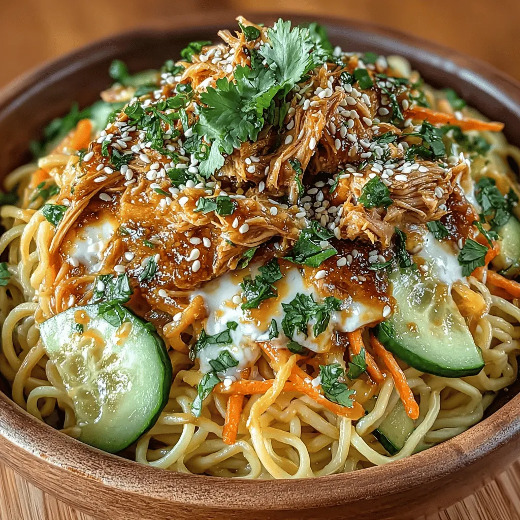 Willkommen zu einem weiteren köstlichen Rezept, das Ihnen das Wasser im Mund zusammenlaufen lässt! Heute präsentieren wir Ihnen die Chilled Sesame Delight Noodles – ein erfrischendes und gesundes Nudelgericht, das sich perfekt für warme Tage oder als leichtes Abendessen eignet. Dieses Rezept verbindet die Aromen Asiens mit frischen Zutaten und einer cremigen Erdnuss-Sesam-Sauce, die Ihre Geschmacksknospen verwöhnen wird.