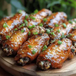 Willkommen in der köstlichen Welt der knusprigen Honig-glasierten Hähnchenflügel! Dieses Rezept ist nicht nur ein Highlight auf jedem Grillfest oder beim nächsten Fußballspiel, sondern es hat auch tiefere kulturelle Wurzeln. Hähnchenflügel sind in vielen Küchen der Welt beliebt, von den amerikanischen Buffalo Wings bis zu asiatischen Variationen, die mit aromatischen Saucen und Gewürzen zubereitet werden. Die Kombination aus süßem Honig und würziger Sojasauce verleiht diesen Flügeln eine unwiderstehliche Geschmacksdimension, die sowohl Kinder als auch Erwachsene begeistert.