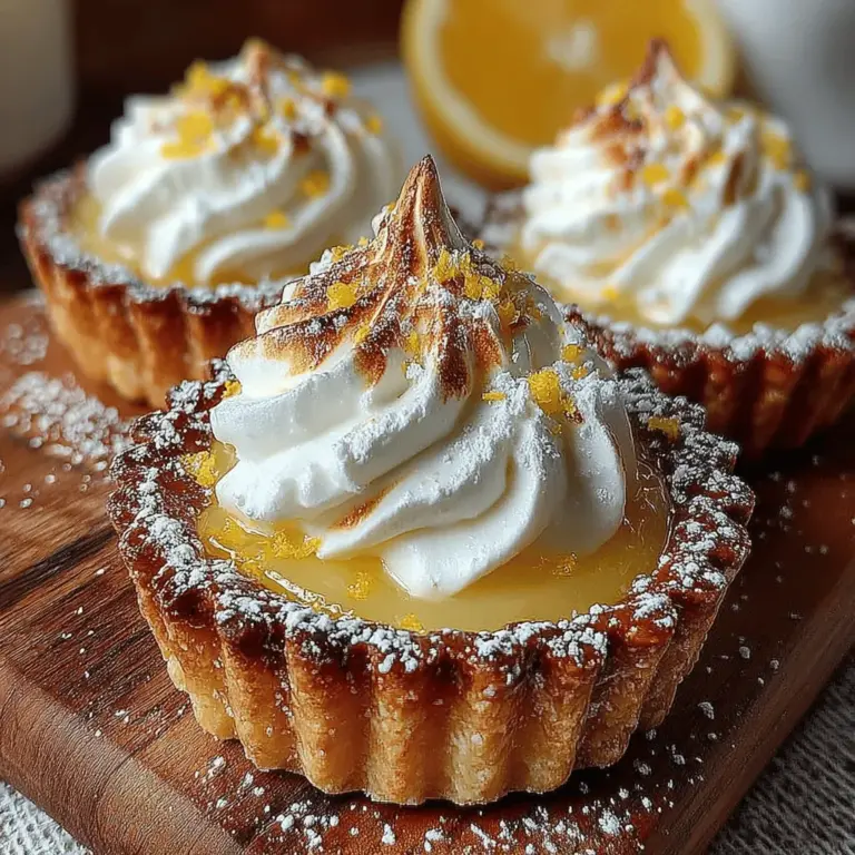 Wenn es um köstliche und erfrischende Desserts geht, sind die spritzigen Mini Zitronen-Baiser-Tartelettes ein absolutes Highlight. Diese kleinen, süßen Leckereien kombinieren die spritzige Frische von Zitronen mit der zarten Süße von Baiser und einem buttrigen Teig. Perfekt für festliche Anlässe, Teepartys oder einfach als süßer Snack zwischendurch, haben diese Tartelettes nicht nur einen unwiderstehlichen Geschmack, sondern auch eine ansprechende Optik, die Gäste begeistert.