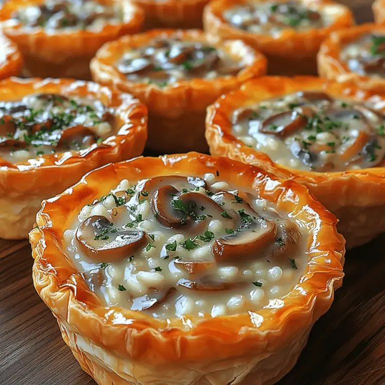 Risotto ist mehr als nur ein Gericht; es ist ein Gefühl – ein italienisches Komfortessen, das Herzen erwärmt und die Sinne verführt. Die cremige Textur und der reichhaltige Geschmack machen Risotto zu einem beliebten Favoriten, nicht nur in Italien, sondern auf der ganzen Welt. Ob mit frischem Gemüse, zarten Meeresfrüchten oder herzhaftem Fleisch – die Vielseitigkeit von Risotto kennt nahezu keine Grenzen. In diesem Artikel stellen wir Ihnen ein besonders köstliches Rezept für Samtschichtige Pilz-Risotto-Tassen vor, das sowohl bei Festlichkeiten als auch im Alltag hervorragend ankommt.