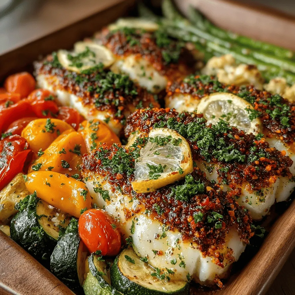 Tilapia ist ein Fisch, der ursprünglich aus den warmen Gewässern Afrikas stammt und mittlerweile weltweit gezüchtet wird. Sein mildes Aroma und die zarte Textur machen ihn zu einer idealen Basis für viele Gerichte. In Kombination mit einer erfrischenden Zitronen-Kräutermarinade und saisonalem Gemüse wird dieser Fisch besonders schmackhaft und leicht. Das Gemüse-Medley, das in diesem Rezept verwendet wird, bringt nicht nur Farbe auf den Teller, sondern auch eine Vielzahl an Vitaminen und Mineralstoffen.