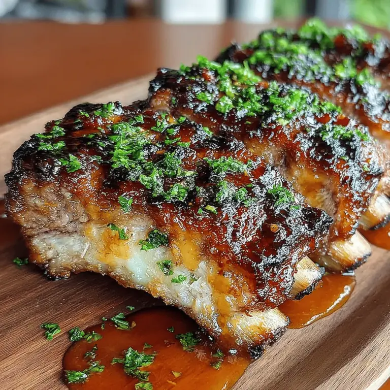 BBQ-Rippchen sind mehr als nur ein Gericht – sie sind ein Erlebnis, das mit Geselligkeit, Freude und unvergleichlichem Geschmack verbunden ist. Dieses Rezept für zärtliche BBQ-Rippchen bringt die besten Aromen zusammen und verwandelt einfache Zutaten in ein herzhaftes Festmahl. Ob bei einem Grillabend im Freien, einem Familientreffen oder einfach nur, um sich selbst zu verwöhnen – diese Rippchen werden garantiert zum Star Ihres Menüs.