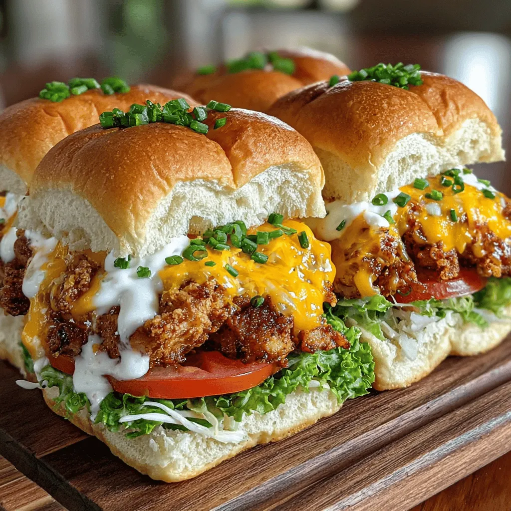 Wenn es um köstliche und unkomplizierte Rezepte geht, sind die Crispy Cheddar Ranch Chicken Sliders ganz oben auf der Liste. Diese kleinen, herzhaften Häppchen sind perfekt für Partys, Familienfeiern oder einfach nur für einen entspannten Abend zu Hause. Die Kombination aus zartem Hähnchen, einer knusprigen Panade und schmelzendem Cheddar-Käse macht diese Slider zu einem echten Genuss, den niemand widerstehen kann.