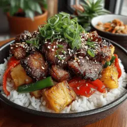 Die Teriyaki-Hühnchen und Ananas-Pfanne ist ein köstliches und einfach zuzubereitendes Gericht, das die Aromen Asiens in die heimische Küche bringt. Diese Kombination aus zartem Hühnchen, süßer Ananas und knackigem Gemüse wird nicht nur Ihren Gaumen erfreuen, sondern auch Ihre Küche mit einem verlockenden Duft erfüllen. Der Ursprung von Teriyaki liegt in Japan, wo es sich um eine Kochtechnik handelt, die das Grillen von Fleisch oder Fisch mit einer süßen Sojasauce kombiniert. Diese Zubereitungsart hat sich in vielen Ländern verbreitet und ist heute ein beliebtes Gericht in vielen Haushalten.
