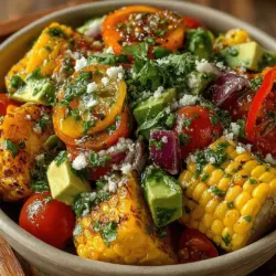 In der modernen Küche spielen Rezepte eine entscheidende Rolle, nicht nur als bloße Anleitung zum Kochen, sondern auch als Brücke zu kulturellen Traditionen und kulinarischen Entdeckungen. Sie ermöglichen es uns, kreative Ideen auszutauschen und verschiedene Geschmäcker und Zutaten zu kombinieren, um neue und aufregende Gerichte zu kreieren. Heute möchten wir Ihnen ein besonders erfrischendes und schmackhaftes Rezept vorstellen: den Zesty Corn Salad mit Lime Dressing. Dieses Gericht vereint die Süße von frischem Mais mit der spritzigen Frische von Limetten und einer Vielzahl von knackigen Gemüsezutaten, die es zu einem perfekten Begleiter für Grillabende, Picknicks oder einfach als leichte Mahlzeit machen.