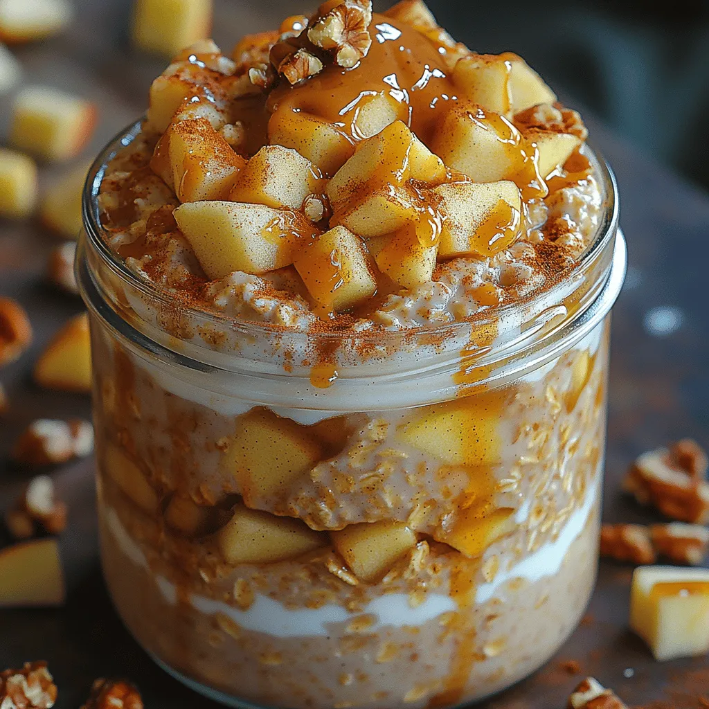 Die süßen Apfelkuchen Overnight Oats sind nicht nur ein Genuss für den Gaumen, sondern auch ein gesundes und praktisches Frühstück, das sich ideal für hektische Morgen eignet. In der heutigen schnelllebigen Welt ist es wichtig, sich Zeit für eine nahrhafte Mahlzeit zu nehmen, die sowohl sättigend als auch einfach zuzubereiten ist. Diese Overnight Oats kombinieren die Aromen eines traditionellen Apfelkuchens mit der Bequemlichkeit von Haferflocken, die über Nacht in Milch eingeweicht werden. Das Rezept ist nicht nur lecker, sondern auch vielseitig und kann je nach Vorlieben angepasst werden.