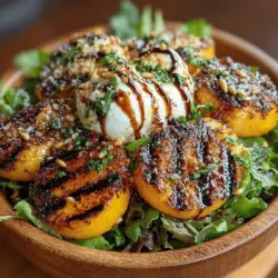 Salate sind ein fester Bestandteil der mediterranen Küche und zeichnen sich durch ihre Frische und Vielfalt aus. Der gegrillte Pfirsich & Burrata Salat ist eine moderne Interpretation klassischer mediterraner Zutaten. Er bringt nicht nur Farbe auf den Teller, sondern auch eine Fülle von Nährstoffen, die für eine ausgewogene Ernährung wichtig sind. In der italienischen Küche spielt Burrata eine zentrale Rolle, da dieser weiche Käse aus der Region Apulien besonders für seine cremige Textur und den milden Geschmack geschätzt wird.