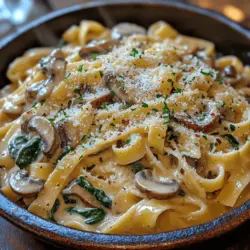 Die cremige Pilz-Spinat-Pasta ist ein wahres Highlight der italienischen Küche, das sich nicht nur durch seine köstliche Kombination aus Aromen und Texturen auszeichnet, sondern auch durch die Einfachheit der Zubereitung. In dieser Zeit, in der schnelles und dennoch schmackhaftes Essen gefragt ist, bietet dieses Gericht eine perfekte Lösung. Es vereint frische Zutaten, eine cremige Soße und die erdigen Aromen von Pilzen und Spinat zu einem unwiderstehlichen Pasta-Gericht, das sowohl in der Alltagsküche als auch bei festlichen Anlässen glänzt.
