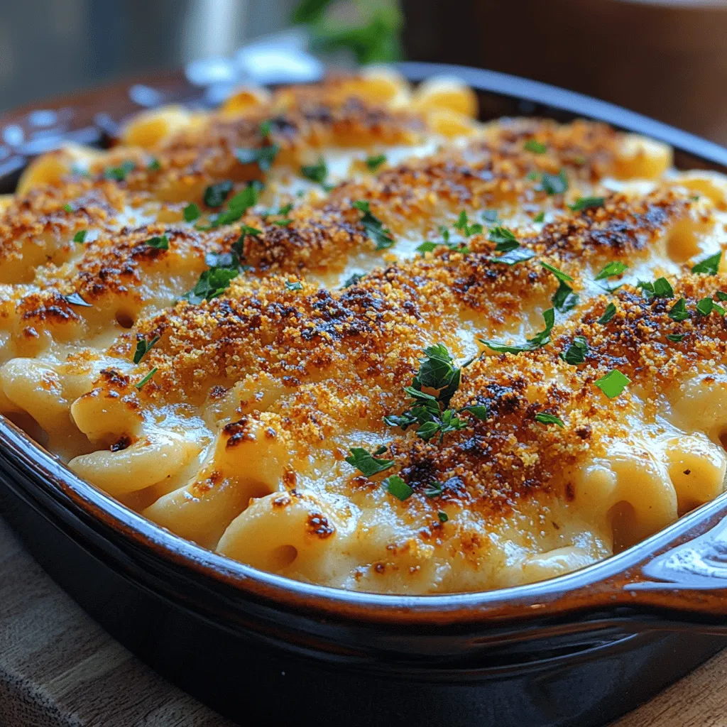 Südliche Macaroni und Käse, oft liebevoll als „Mac and Cheese“ bezeichnet, ist ein klassisches Komfortgericht, das in vielen amerikanischen Haushalten eine zentrale Rolle spielt. Es ist nicht nur ein Überbleibsel aus der Kindheit vieler Menschen, sondern hat sich auch zu einem beliebten Gericht in Restaurants und auf festlichen Zusammenkünften entwickelt. Diese cremige, käsige Köstlichkeit erfreut sich einer großen Beliebtheit, besonders in den südlichen Vereinigten Staaten, wo sie oft als Beilage zu Grillgerichten oder als Hauptgericht serviert wird.