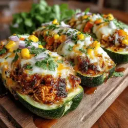 Zucchini sind nicht nur nahrhaft, sondern auch unglaublich vielseitig. In den letzten Jahren haben sich Zucchini-Boote zu einem beliebten Gericht entwickelt, das sowohl gesund als auch sättigend ist. Sie sind nicht nur ideal für eine leichte Mahlzeit, sondern eignen sich auch hervorragend als Beilage für Grillabende oder als Snack während eines Fernsehabends. Das BBQ Hähnchen-Zucchini-Boote-Rezept kombiniert die frische, knackige Textur der Zucchini mit dem rauchigen Geschmack von gegrilltem Hähnchen und einer köstlichen BBQ-Sauce, was es zu einem Hit bei der ganzen Familie macht.