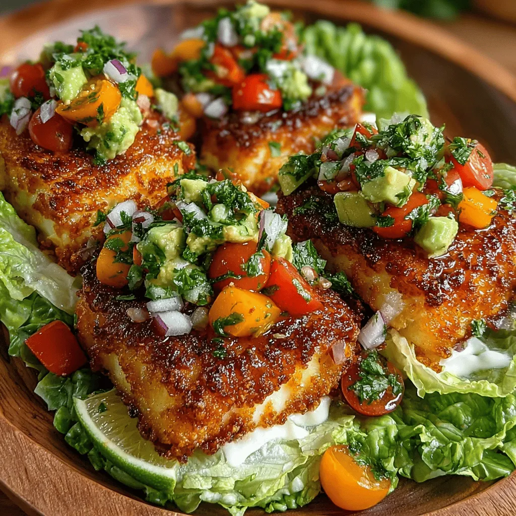 Diese Halloumi Taco Lettuce Wraps sind nicht nur ein wahrer Genuss für den Gaumen, sondern auch eine großartige Option für alle, die sich gesund ernähren möchten. Die Kombination aus knusprigem Käse, frischen Gemüsen und einer erfrischenden Avocado-Salsa macht sie zu einem vollwertigen Mahlzeit, das sowohl sättigend als auch nährstoffreich ist. Zudem sind sie glutenfrei (vorausgesetzt, Sie verwenden glutenfreies Mehl) und können leicht veganisiert werden, indem man den Käse durch eine pflanzliche Alternative ersetzt.