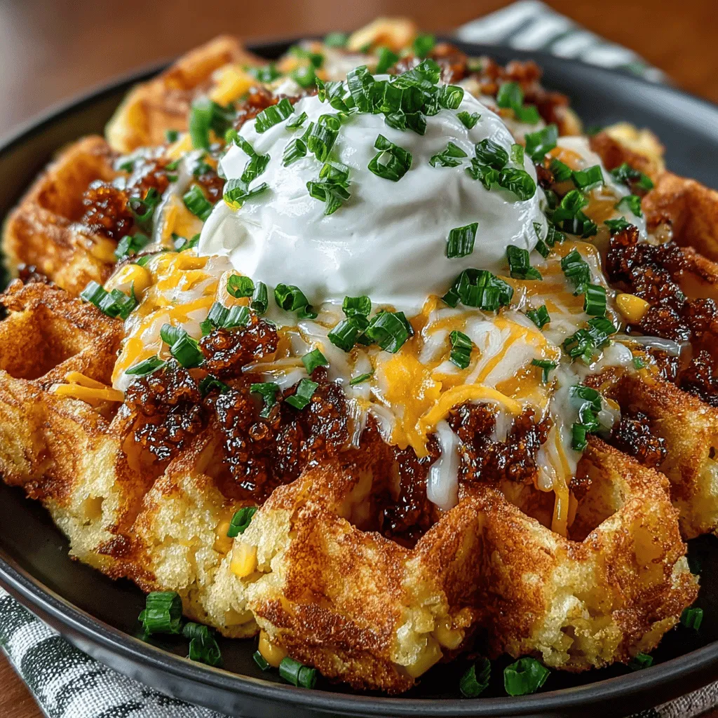 Um die perfekten Cheddar Chili Cornbread Waffles zuzubereiten, benötigen Sie eine sorgfältige Auswahl an Zutaten. Hier ist eine Übersicht der Hauptbestandteile, die Sie benötigen:
