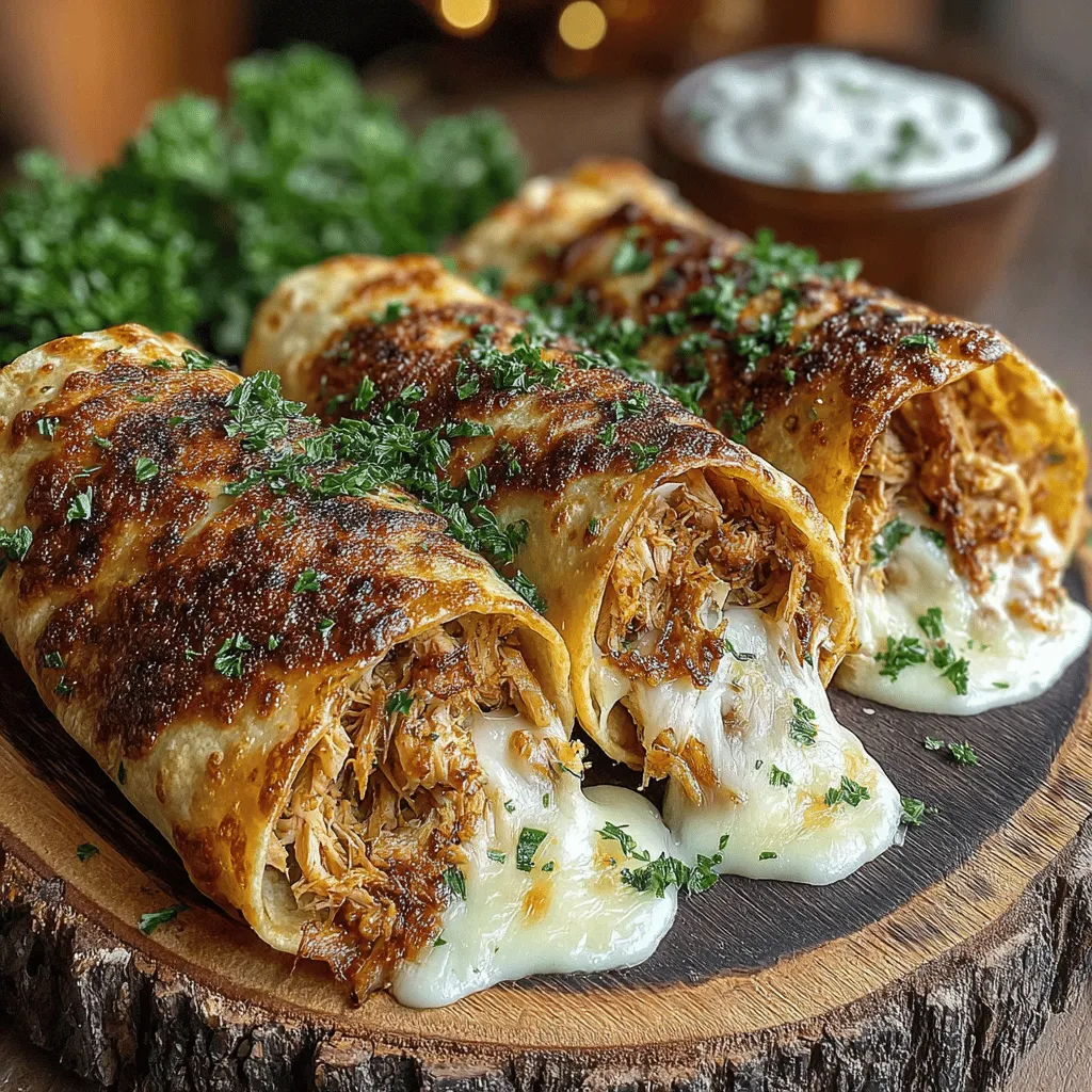 Die Käse Mini Hähnchen Alfredo Tortilla Schmelze ist ein unwiderstehliches Gericht, das sowohl Kinder als auch Erwachsene begeistert. Diese schmelzende Leckerei vereint zartes, zerkleinertes Hähnchen mit einer cremigen Alfredo-Sauce und geschmolzenem Käse, alles eingewickelt in einer knusprigen Tortilla. Perfekt für ein schnelles Abendessen oder als Snack für Partys, überzeugt dieses Rezept durch seinen köstlichen Geschmack und die einfache Zubereitung.