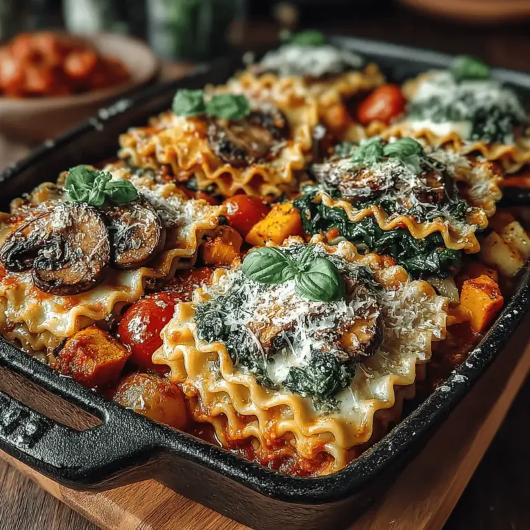 Die Gemütliche Herbst-Crockpot-Gemüse-Lasagne ist nicht nur ein schmackhaftes Gericht, sondern auch ein wahrer Genuss für alle Sinne. Wenn die Blätter sich in den schönsten Farben verfärben und die Temperaturen sinken, gibt es nichts Besseres, als sich mit einer herzhaften Lasagne zu wärmen. Dieses Rezept kombiniert die Aromen des Herbstes mit der Bequemlichkeit eines Crockpots, wodurch es zu einer perfekten Wahl für geschäftige Tage oder entspannte Wochenenden wird.
