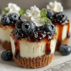 Der Himmlische Blaubeer No-Bake Cheesecake Becher ist eine wahre Freude für die Sinne und das perfekte Dessert für jeden Anlass. Mit einer Kombination aus cremigem Frischkäse, frischen Blaubeeren und einer knackigen Graham-Cracker-Kruste ist dieses Rezept nicht nur einfach zuzubereiten, sondern auch ein echter Hingucker auf jedem Tisch. Die No-Bake-Variante spart Ihnen das Backen und macht das Dessert besonders erfrischend, was es zur idealen Wahl für heiße Sommertage oder festliche Feiern macht. In diesem Artikel erfahren Sie alles über die Geschichte dieses köstlichen Cheesecakes, die Bedeutung der frischen Zutaten und wie Sie ihn in nur wenigen Schritten zubereiten können.
