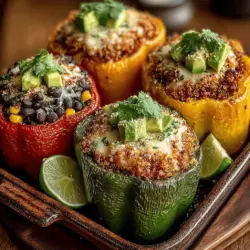 Die bunten gefüllten Paprika Häppchen sind ein wahres Fest für die Sinne und bringen Farbe sowie Geschmack auf jeden Tisch. Dieses vegetarische Gericht hat sich in den letzten Jahren zu einem Favoriten unter gesundheitsbewussten Essern entwickelt, da es nicht nur nährstoffreich, sondern auch äußerst schmackhaft ist. Es vereint die Frische von Gemüse mit der Fülligkeit von Quinoa und Bohnen, was es zu einer perfekten Wahl für ein leichtes Mittagessen oder ein herzhaftes Abendessen macht.