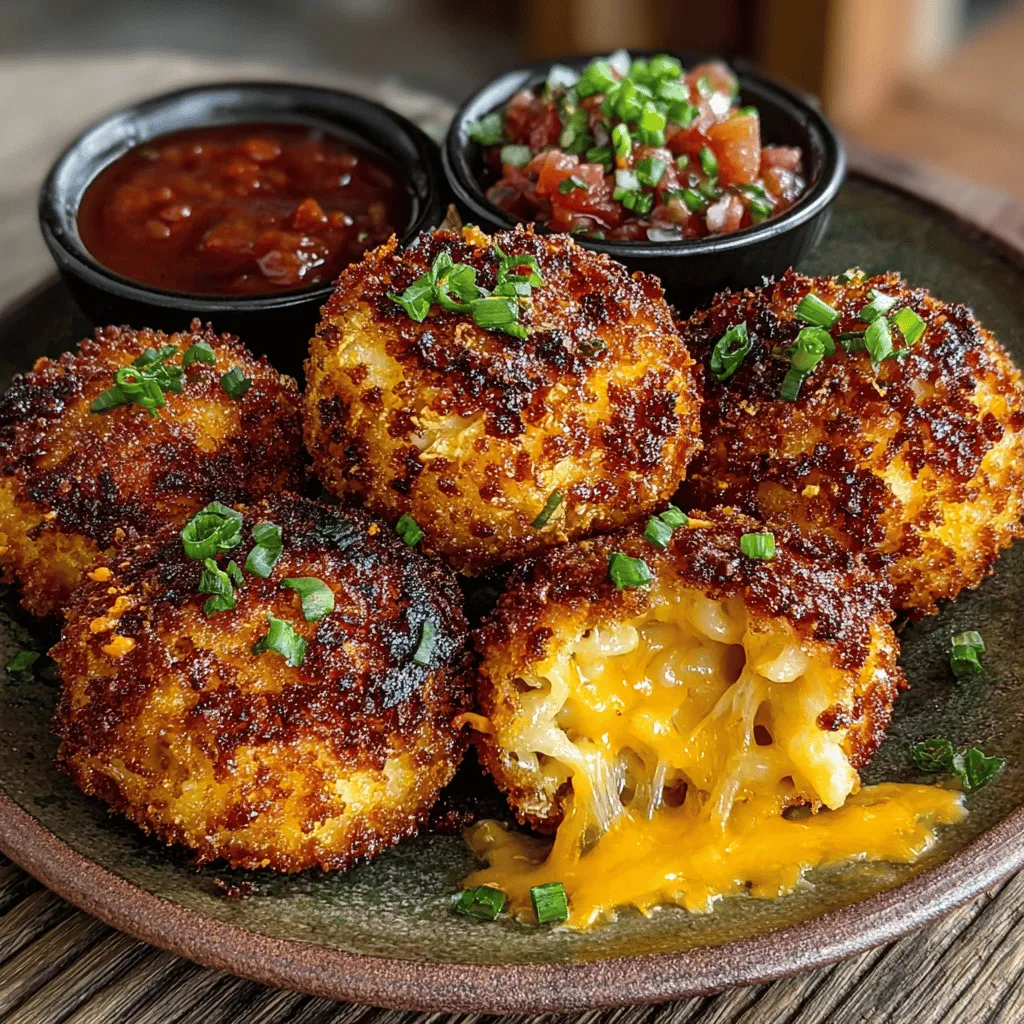 Wenn Sie auf der Suche nach einem Rezept sind, das sowohl Komfort als auch aufregenden Geschmack bietet, dann sind die knusprigen Taco Mac and Cheese Bällchen genau das Richtige für Sie! Diese köstlichen Bällchen kombinieren die klassische Cremigkeit von Mac and Cheese mit der herzhaften Würze von Taco-Fleisch, was sie zu einem perfekten Snack oder Hauptgericht für jede Gelegenheit macht. Ob bei einem geselligen Abend mit Freunden, einem Familienessen oder einfach nur für sich selbst – diese Bällchen sind ein Hit!