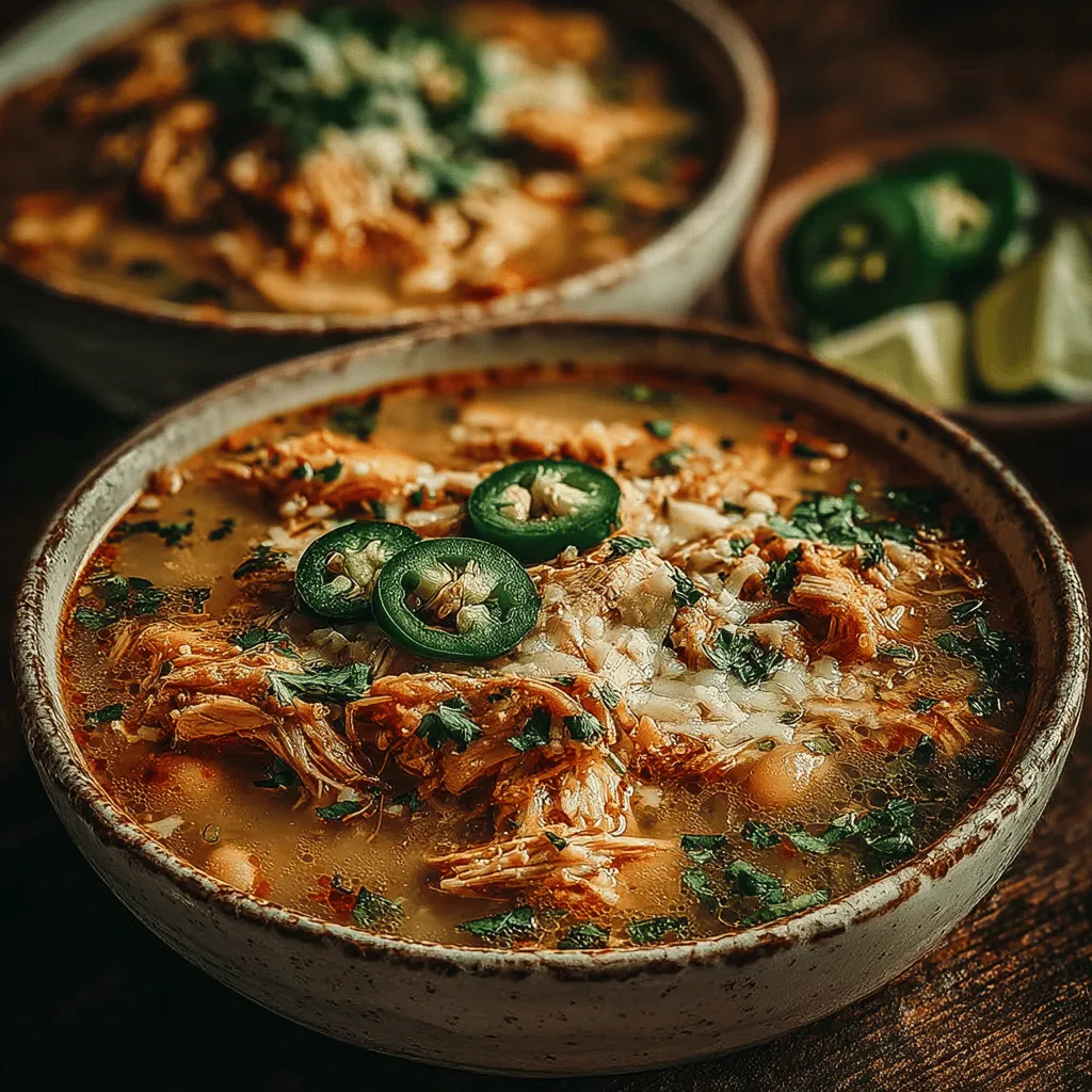 Wenn die Blätter sich bunt färben und die Temperaturen sinken, gibt es kaum etwas Gemütlicheres als eine dampfende Schüssel Chili. Unser Rezept für das Gemütliche Herbst-Crockpot-Weißbohnen-Hühnchen-Chili ist nicht nur ein Fest für die Geschmacksnerven, sondern auch eine hervorragende Möglichkeit, sich in der kühleren Jahreszeit zu wärmen. Dieses Gericht kombiniert zarte Hühnchenstücke mit cremigen weißen Bohnen, frischem Gemüse und einer Vielzahl von Gewürzen, die das Herz und die Seele erfreuen.