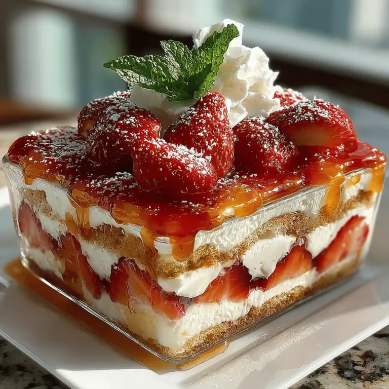 Wenn die warmen Sommertage anbrechen, gibt es kaum etwas Besseres als ein erfrischendes Dessert, das sowohl köstlich als auch einfach zuzubereiten ist. Der Erdbeer-Shortcake-Eisboxkuchen ist ein perfektes Beispiel für ein solches Rezept. Er vereint die süßen Aromen frischer Erdbeeren mit einer leichten, luftigen Sahne und einem zarten Biskuitkeksboden. Dieses Dessert ist nicht nur ein Genuss für die Sinne, sondern auch eine hervorragende Möglichkeit, die Saison der frischen Beeren zu feiern.