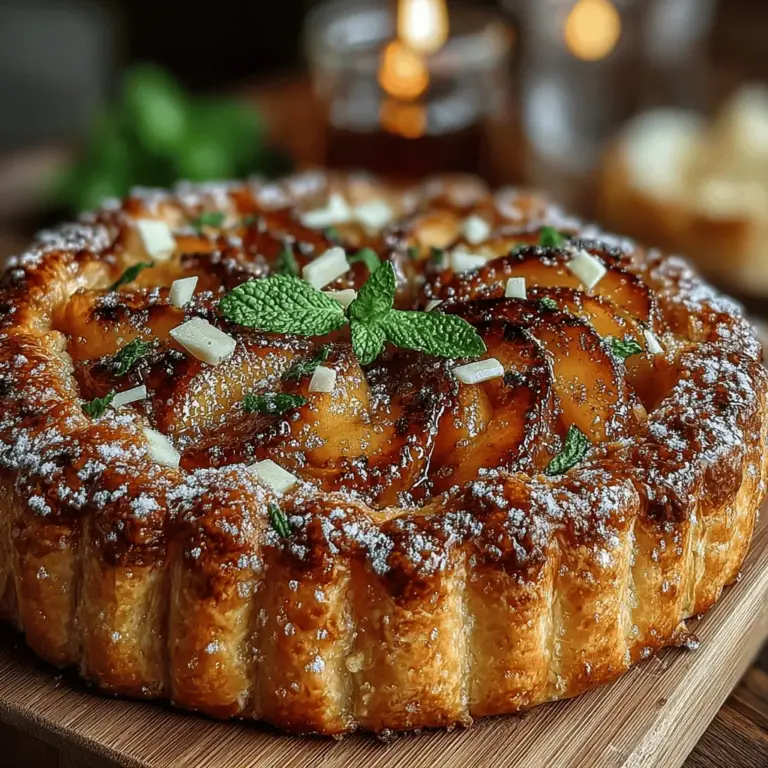 Die Pfirsichparadies-Galette ist nicht nur ein köstliches Dessert, sondern auch ein wunderbares Beispiel für das kulinarische Erbe der französischen Küche. Diese rustikale Tarte bietet eine perfekte Kombination aus süßen, saftigen Pfirsichen und einem zarten, knusprigen Teig. In der modernen Küche hat die Galette an Popularität gewonnen, da sie einfach zuzubereiten ist und sich hervorragend für verschiedene Obstsorten eignet. Sie ist die ideale Wahl für Sommerfeste, Grillabende oder einfach als süßer Abschluss eines gemütlichen Abendessens.